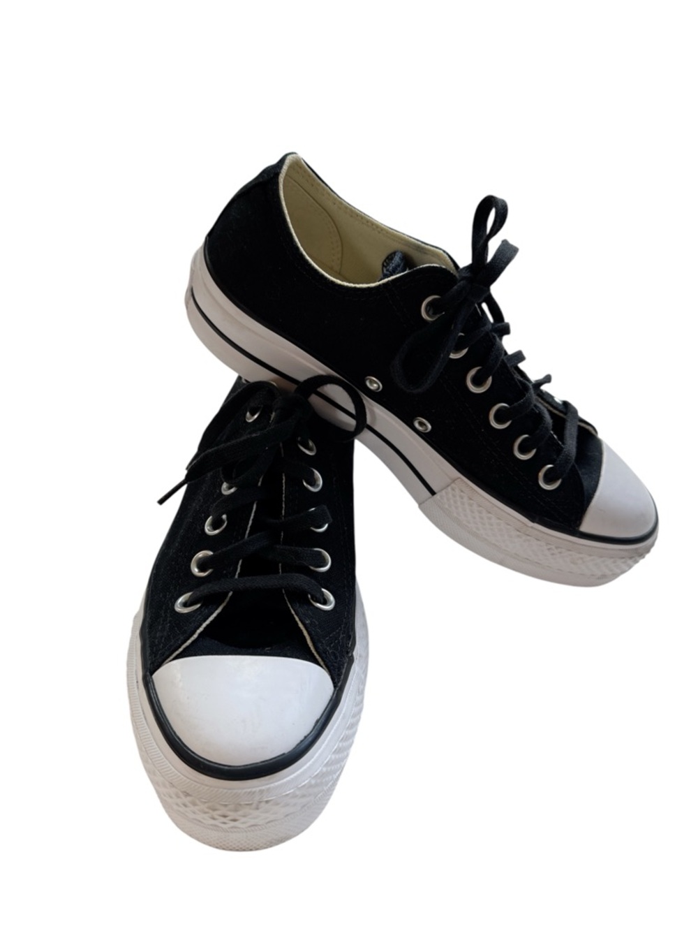 Converse Womens 560250C Black Chuck Taylor All Star Lift Platform Size 7 Sneaker - Picture 3 of 8